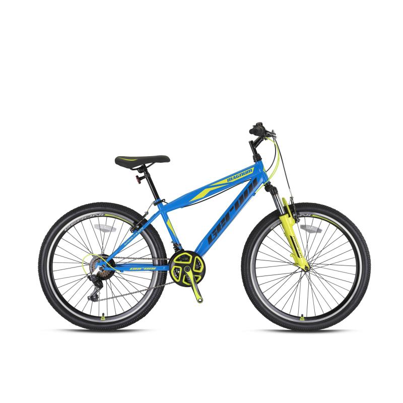 Magnum ATB 39 cm geel blauw 21sp VV