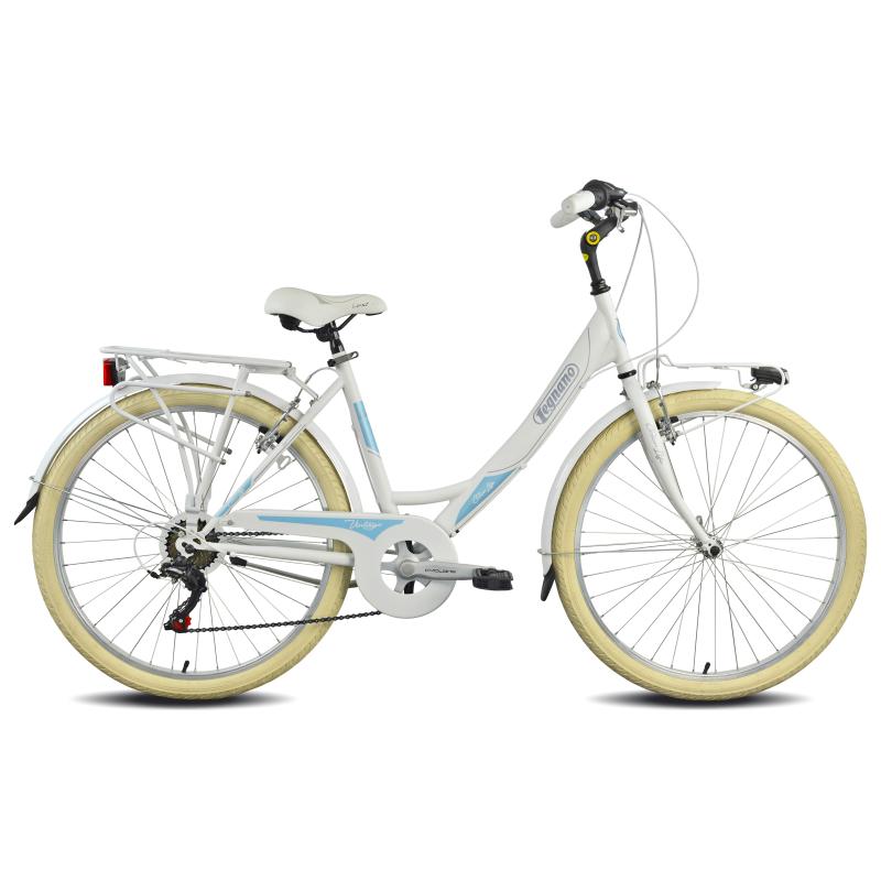 Legnano Picadilly 46 cm wiel 26 inch 6 sp wit / blauw