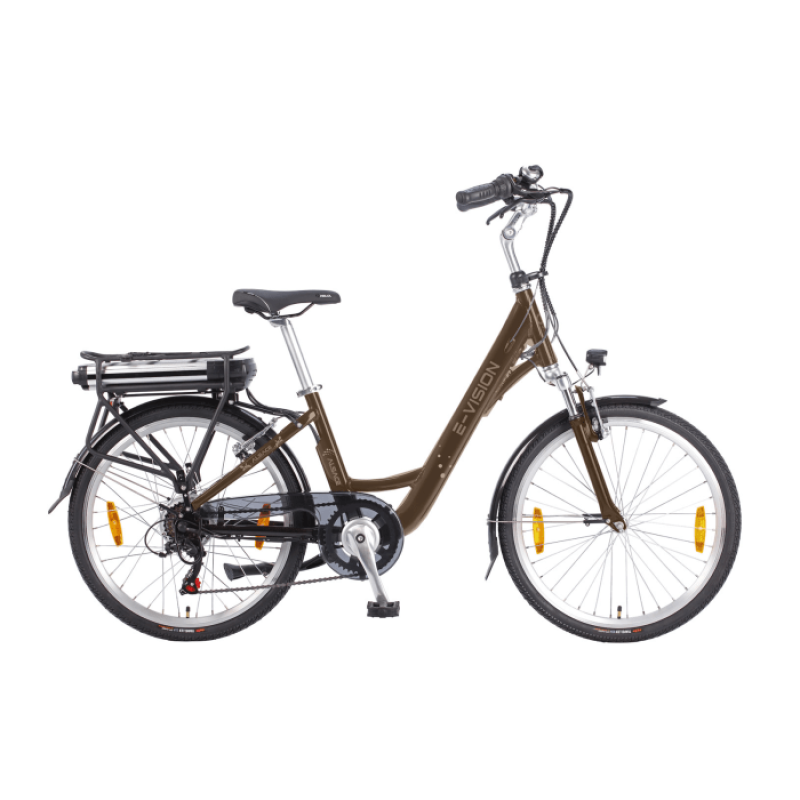 E- Vision Alsace D 38 cm / 24 inch wiel  Brons Zwart7 sp